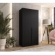 Szafa uchylna garderoba z cichym domykiem ubraniowa z półkami PIANO 1 100 głębokość 52 cm wysokość 202 cm