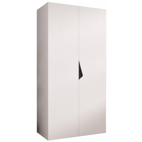 Szafa uchylna garderoba z cichym domykiem ubraniowa z półkami SANDI 1 100 głębokość 52 cm wysokość 202 cm