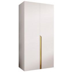 Szafa uchylna garderoba z cichym domykiem ubraniowa z półkami ALICANTE 1 100 głębokość 52 cm wysokość 202 cm