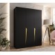 Szafa uchylna garderoba z cichym domykiem ubraniowa z półkami PIANO 1 150 głębokość 52 cm wysokość 202 cm
