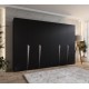 Szafa uchylna z cichym domykiem ubraniowa z półkami PIANO 1 300 głębokość 52 cm wysokość 202 cm (150x2)