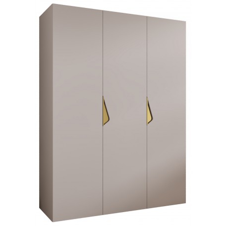 Szafa uchylna garderoba z cichym domykiem ubraniowa z półkami SANDI 1 150 głębokość 52 cm wysokość 202 cm