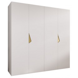 Szafa uchylna garderoba z cichym domykiem ubraniowa z półkami SANDI 1 200 głębokość 52 cm wysokość 202 cm