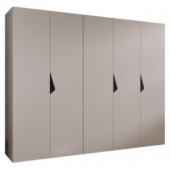 Szafa uchylna garderoba z cichym domykiem ubraniowa z półkami SANDI 1 250 głębokość 52 cm wysokość 202 cm