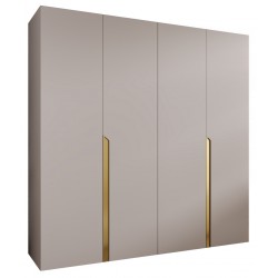 Szafa uchylna garderoba z cichym domykiem ubraniowa z półkami MILA 1 200 głębokość 52 cm wysokość 202 cm
