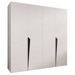 Szafa uchylna garderoba z cichym domykiem ubraniowa z półkami PIANO 1 200 głębokość 52 cm wysokość 202 cm