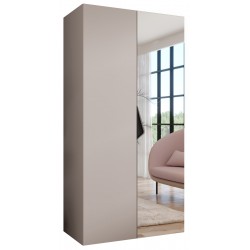 Szafa uchylna garderoba z cichym domykiem ubraniowa z półkami SANDI 2 100 głębokość 52 cm wysokość 202 cm