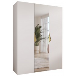 Szafa uchylna z lustrem garderoba z cichym domykiem ubraniowa z półkami SANDI 2 150 głębokość 52 cm wysokość 202 cm