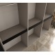 Szafa uchylna garderoba z cichym domykiem ubraniowa z półkami TEMPO 240 głębokość 52 cm wysokość 203 cm