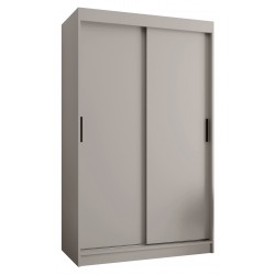 Szafa przesuwna garderoba z drążkiem RUBINO T 120 kaszmir