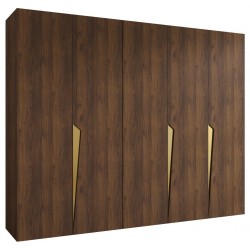 Szafa uchylna garderoba z cichym domykiem ubraniowa z półkami PIANO 1 250 głębokość 52 cm wysokość 202 cm