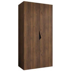 Szafa uchylna garderoba z cichym domykiem ubraniowa z półkami SANDI 1 100 głębokość 52 cm wysokość 202 cm