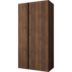 Szafa uchylna garderoba z cichym domykiem ubraniowa z półkami KRIS 100 głębokość 52 cm wysokość 202 cm