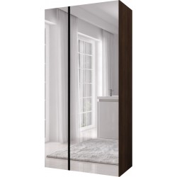 Szafa uchylna garderoba z cichym domykiem ubraniowa z półkami KRIS 100 1LDLM głębokość 52 cm wysokość 202 cm