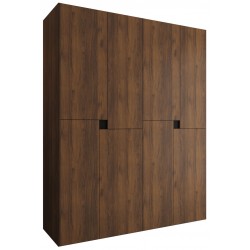 Szafa uchylna garderoba z cichym domykiem ubraniowa z półkami TEMPO 160 głębokość 52 cm wysokość 203 cm