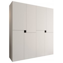 Szafa uchylna garderoba z cichym domykiem ubraniowa z półkami TEMPO 180 głębokość 52 cm wysokość 203 cm