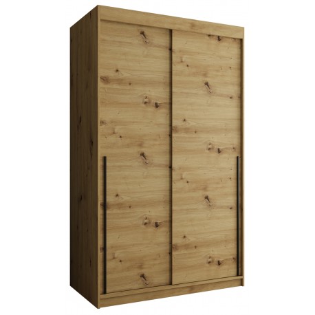 Szafa przesuwna garderoba SIMA T 120 artisan, biały, czarny, kaszmir, orzech