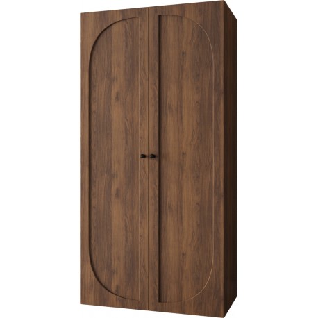 Szafa uchylna frezowana z cichym domykiem ubraniowa DUBROWNIK 100 głębokość 52 cm wysokość 202 cm