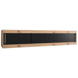 Nadstawka 250 wysokość 40cm do szaf przesuwnych Tokyo artisan biały czarna sonoma