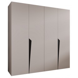 Szafa uchylna garderoba z cichym domykiem ubraniowa z półkami PIANO 1 200 głębokość 52 cm wysokość 202 cm