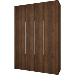 Szafa wysoka uchylna garderoba z półkami AQUA 1 180 głębokość 42 cm wysokość 245,5 cm