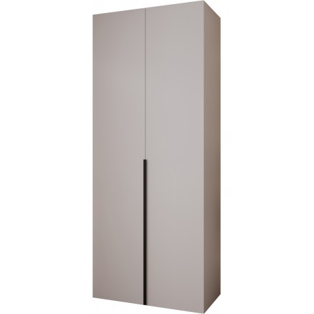 Szafa wysoka uchylna garderoba z półkami MOLTO 1 100 głębokość 42 cm wysokość 245,5 cm