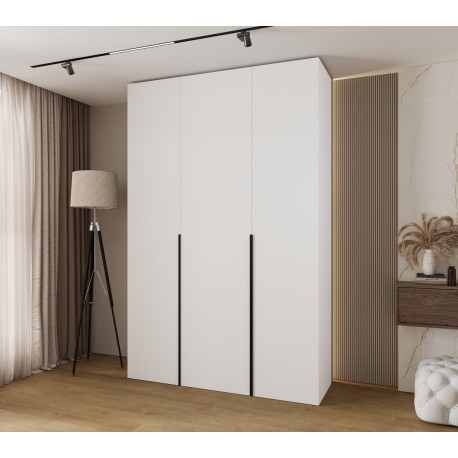 Szafa wysoka uchylna garderoba z półkami MOLTO 1 160 głębokość 42 cm wysokość 245,5 cm
