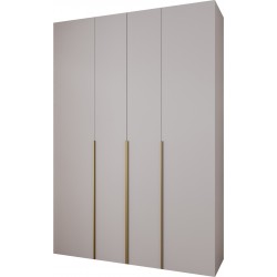 Szafa wysoka uchylna garderoba z półkami MOLTO 1 170 głębokość 42 cm wysokość 245,5 cm