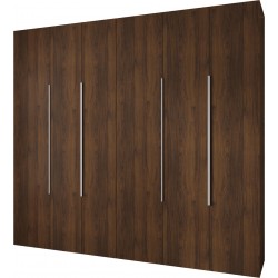 Szafa wysoka uchylna garderoba z półkami AQUA 1 270 głębokość 42 cm wysokość 245,5 cm
