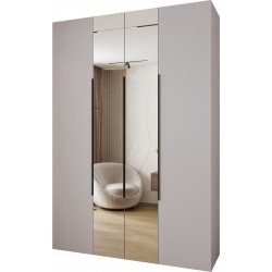 Szafa wysoka uchylna garderoba z półkami AQUA 2 170 głębokość 42 cm wysokość 245,5 cm