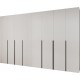 Szafa wysoka uchylna garderoba z półkami AQUA 1 390 głębokość 42 cm wysokość 245,5 cm