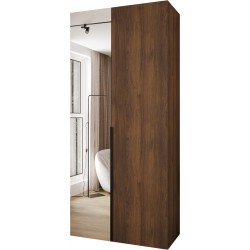Szafa garderoba ubraniowa z półkami AQUA 2 110 głębokość 40 cm wysokość