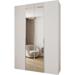 Szafa wysoka uchylna garderoba z półkami MOLTO 2 170 głębokość 42 cm wysokość 245,5 cm