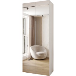 Szafa garderoba ubraniowa z półkami AQUA 3 100 głębokość 40 cm wysokość