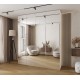 Szafa wysoka uchylna garderoba z półkami AQUA 3 210 głębokość 42 cm wysokość 245,5 cm