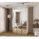 Szafa wysoka uchylna garderoba z półkami MOLTO 3 140 głębokość 40 cm wysokość 245,5 cm