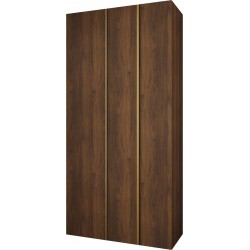 Szafa wysoka uchylna garderoba z półkami KONSO 1 120 głębokość 40 cm wysokość 245,5 cm