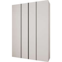 Szafa wysoka uchylna garderoba z półkami KONSO 1 170 głębokość 42 cm wysokość 245,5 cm