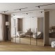 Szafa wysoka uchylna garderoba z półkami MOLTO 3 270 głębokość 42 cm wysokość 245,5 cm