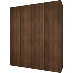 Szafa wysoka uchylna garderoba z półkami KONSO 1 210 głębokość 42 cm wysokość 245,5 cm