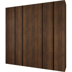 Szafa wysoka uchylna garderoba z półkami KONSO 1 250 głębokość 42 cm wysokość 245,5 cm