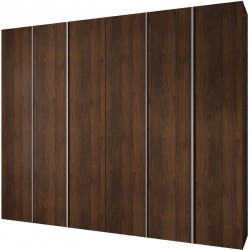 Szafa wysoka uchylna garderoba z półkami KONSO 1 300 głębokość 42 cm wysokość 245,5 cm