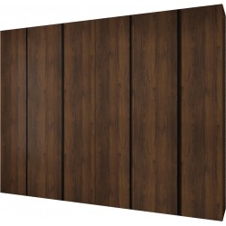 Szafa wysoka uchylna garderoba z półkami KONSO 1 320 głębokość 42 cm wysokość 245,5 cm