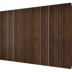 Szafa wysoka uchylna garderoba z półkami KONSO 1 340 głębokość 42 cm wysokość 245,5 cm