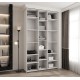 Szafa wysoka uchylna garderoba z półkami MAZE 1 140 głębokość 40 cm wysokość 245,5 cm