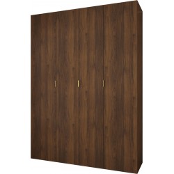 Szafa wysoka uchylna garderoba z półkami MAZE 1 180 głębokość 42 cm wysokość 245,5 cm
