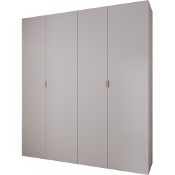 Szafa wysoka uchylna garderoba z półkami MAZE 1 220 głębokość 42 cm wysokość 245,5 cm