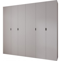 Szafa wysoka uchylna garderoba z półkami MAZE 1 270 głębokość 42 cm wysokość 245,5 cm