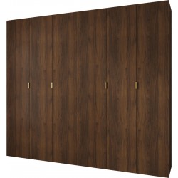 Szafa wysoka uchylna garderoba z półkami MAZE 1 280 głębokość 42 cm wysokość 245,5 cm