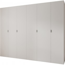 Szafa wysoka uchylna garderoba z półkami MAZE 1 310 głębokość 42 cm wysokość 245,5 cm
